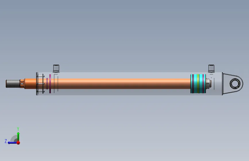 JJ9380-DG-JB200E车辆液压缸设计【含SW三维图】