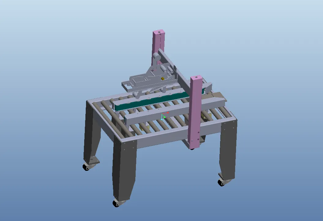 Q717-自动封箱机的结构设计【含Proe三维图】
