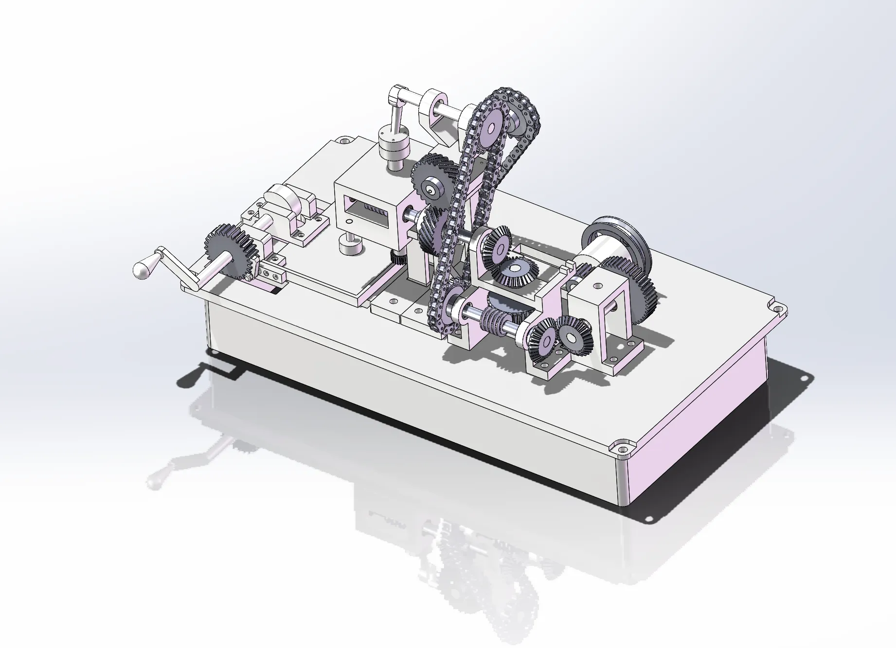 Q722-插齿机设计（以Y3150为基础）【含SW三维图】