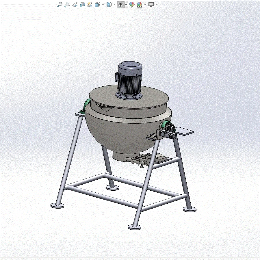 Q784-节能燃气全自动可倾式夹层炉的研究与设计【含SW三维图】