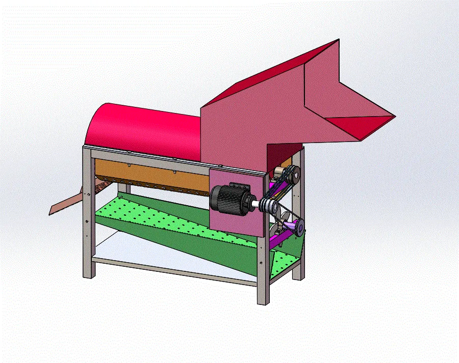 Q788-新型玉米脱粒机的设计【含SW三维图】