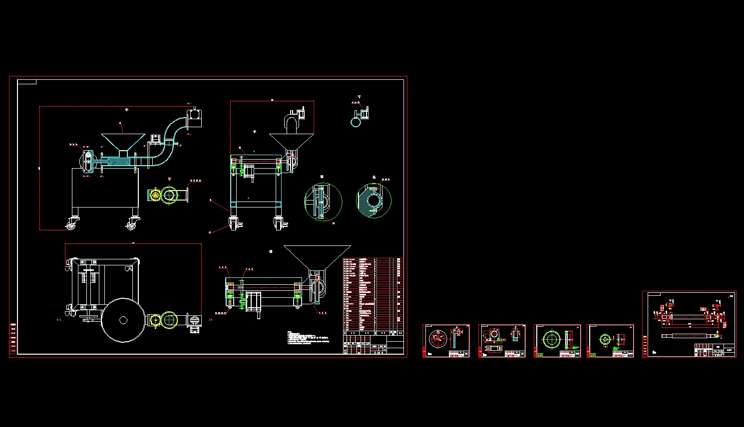 全部CAD图纸 6张