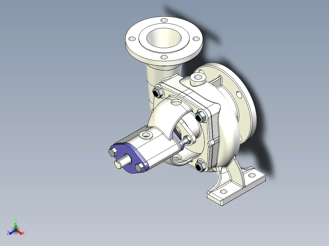 JJ9654-319离心水泵结构设计【含UG三维图】