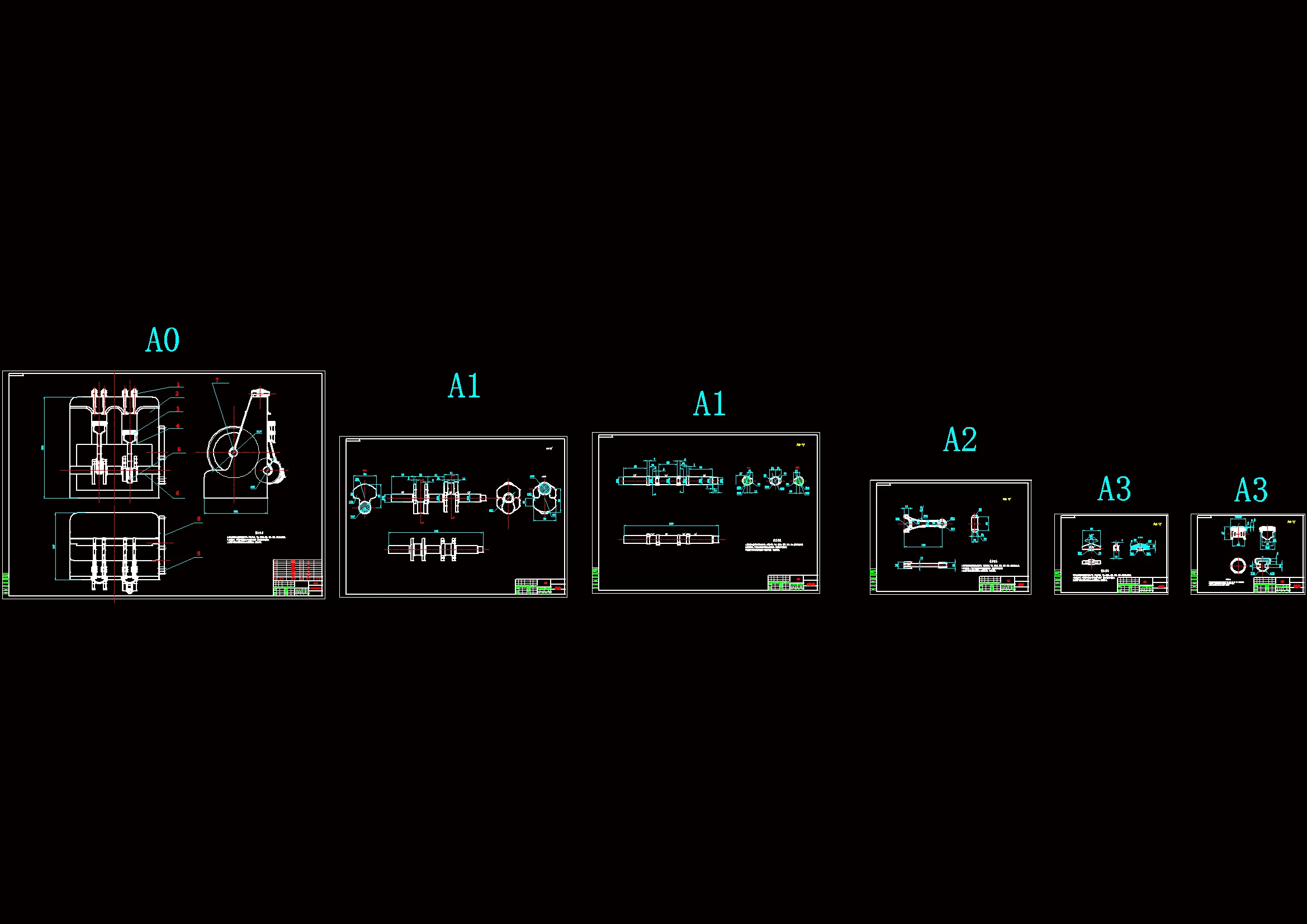 全部CAD图纸 6张