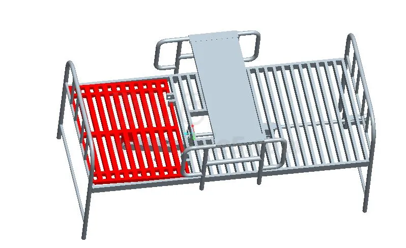 M1103-多功能医疗床设计【含Proe三维图】