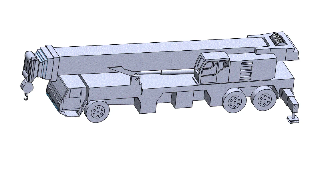 M1132-汽车起重机臂架的设计及强度分析【含SW三维图】