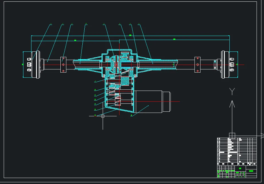 JJ9742-一种电动车后桥的设计