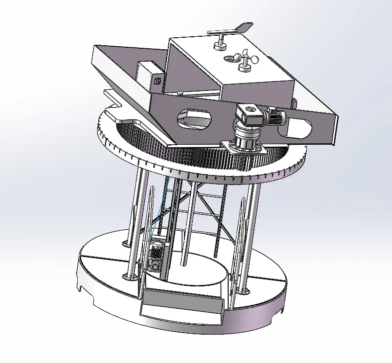 JJ9745-风电机组偏航系统模拟训练装置结构设计【含三维图】