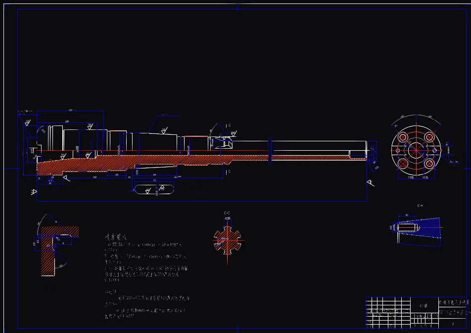 JJ9832-X6128立式铣床主轴加工工艺设计-含编程程序