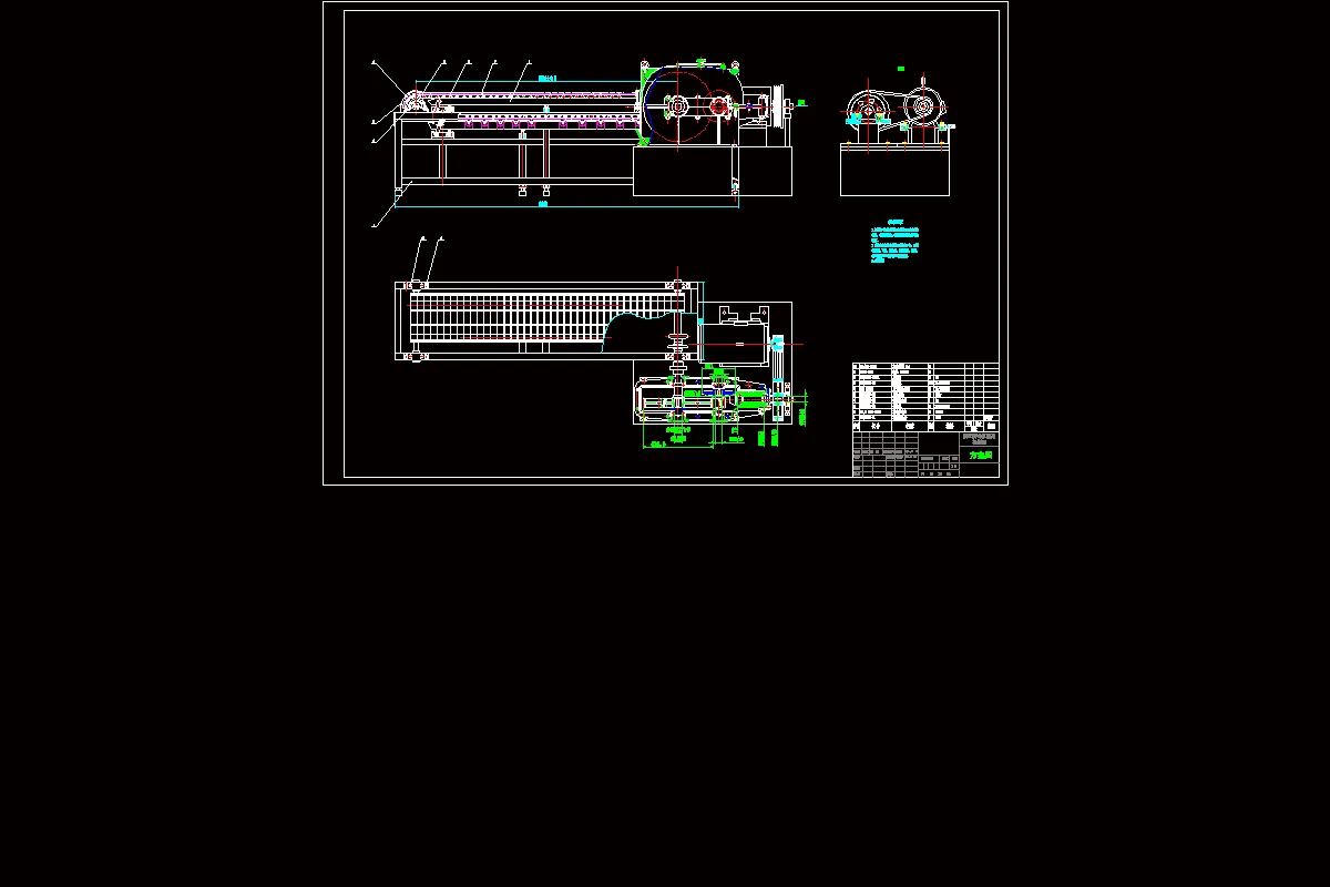 链式输送机传动装置方案图