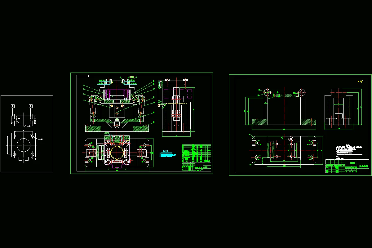 夹具装配图和夹具体