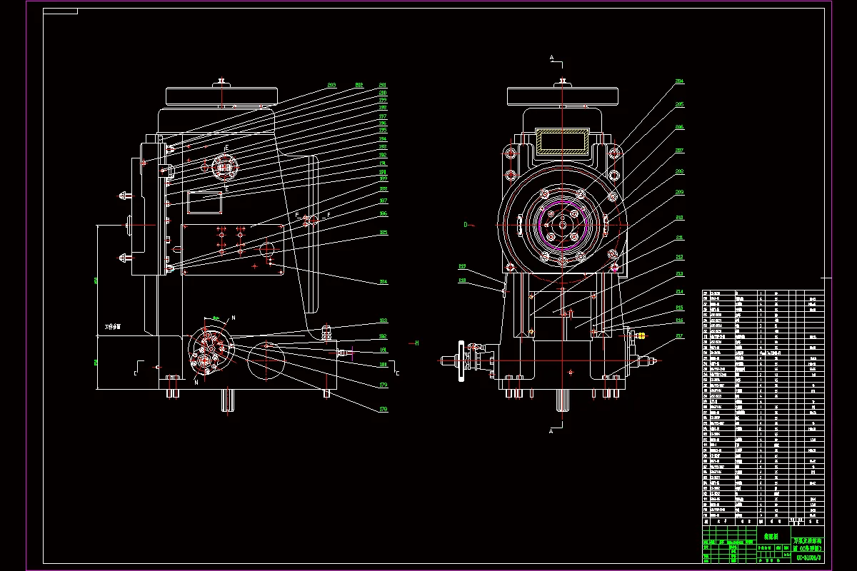 刀架立柱结构图
