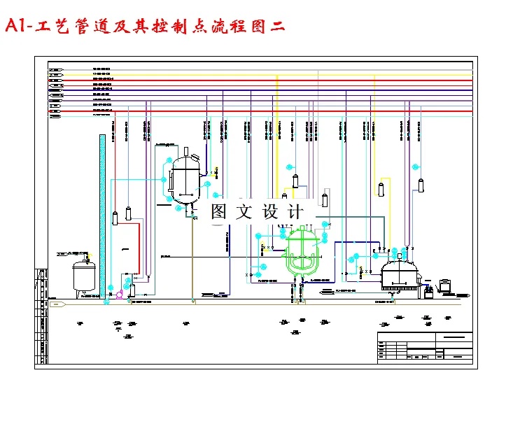 工艺管道及其控制点流程图二