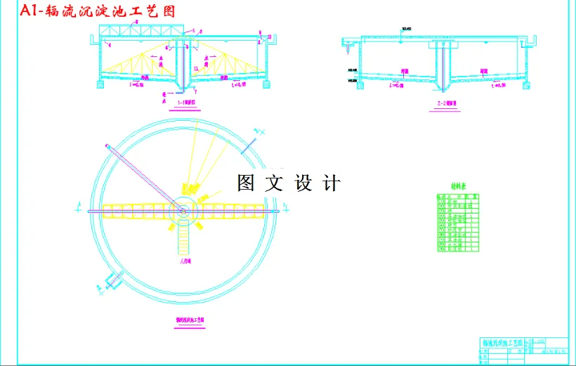 辐流沉淀池工艺图