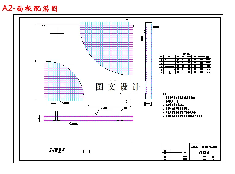 面板配筋图