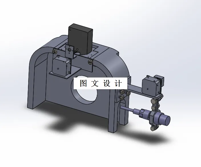 M3503-摆动射流修整砂轮地貌在位测量系统设计[含SW三维图]