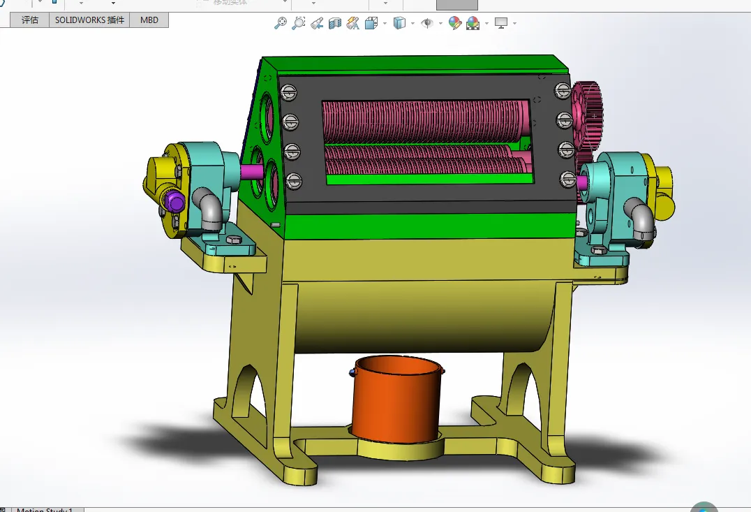 Q863-甘蔗压榨机液压传动系统设计[含SW三维图]
