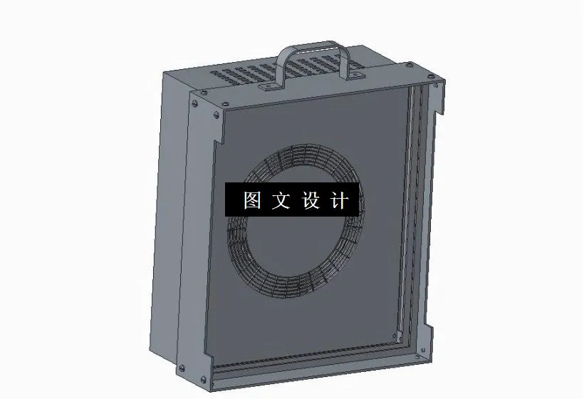 M1995-便携式空气净化器风道设计[含Proe三维图]