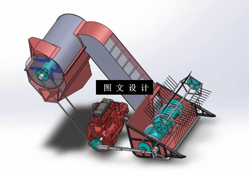 M2012-稻麦根茬收获机收获装置设计[含SW三维图]