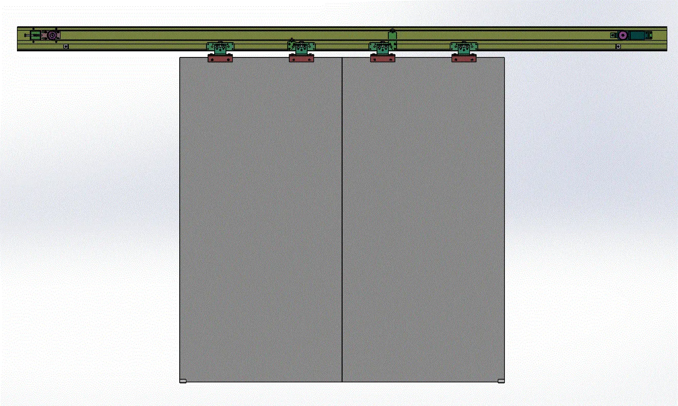 Z1128-基于PLC的自动门禁系统设计[含SW三维图]