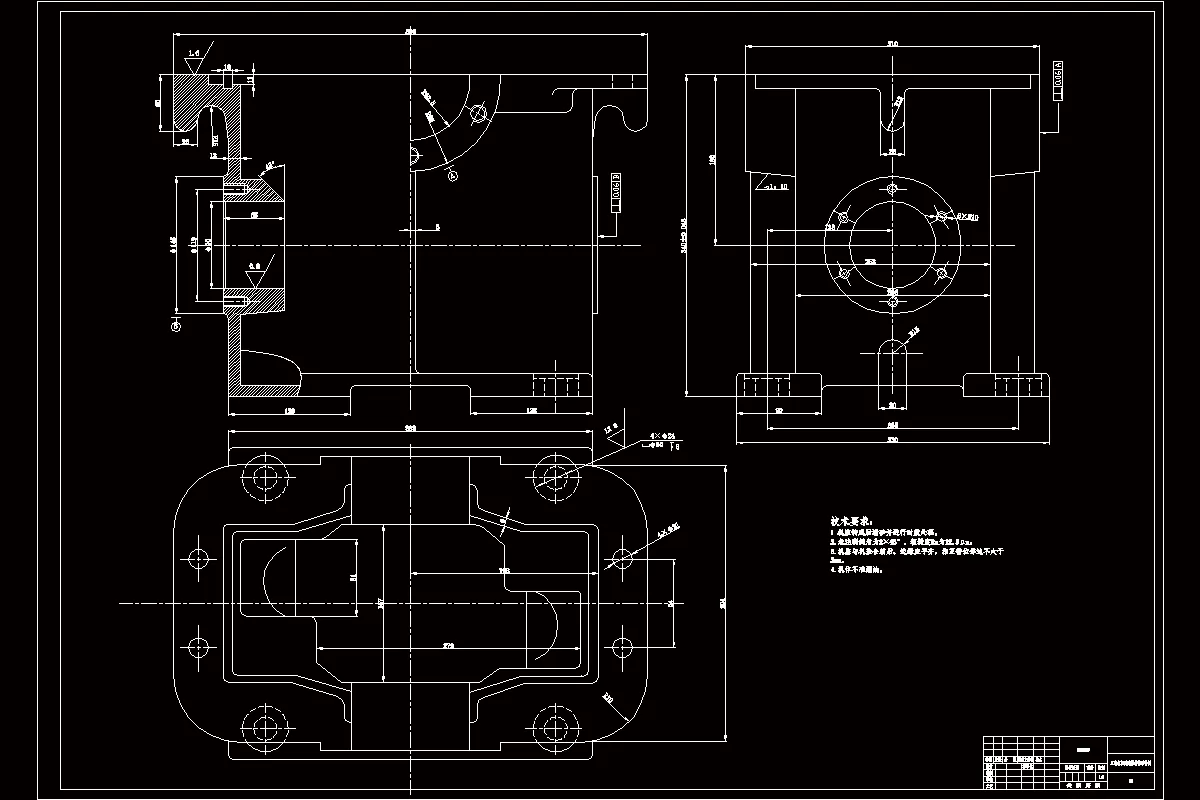 M2084-三辊卷板机减速箱体加工工艺及夹具设计