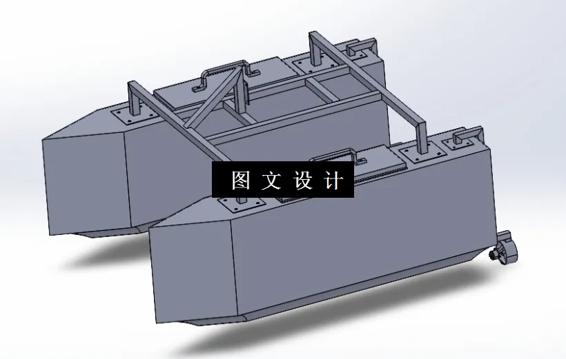 M2435-小型养殖监控作业无人船系统设计[含SW三维图]