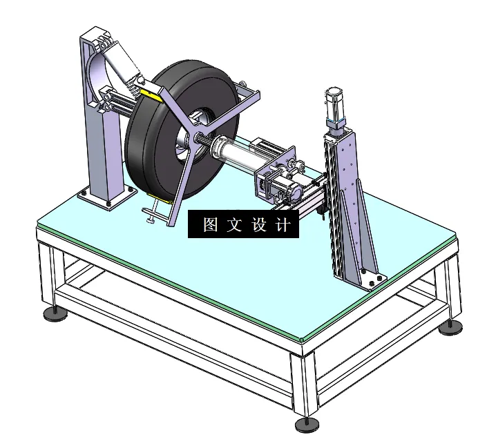 M2519-轮毂驱动电动汽车悬架振动试验台设计[含SW三维图]