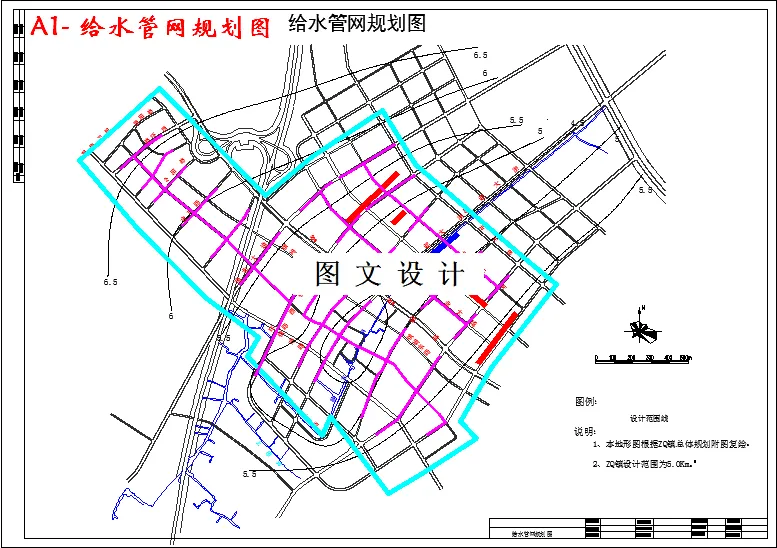 给水管网规划图