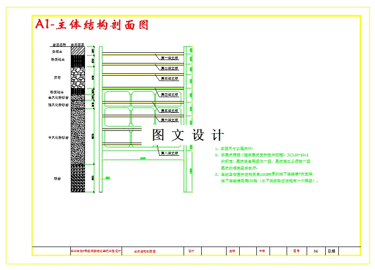 M2861-长沙市地铁3号线侯家塘站基坑工程设计