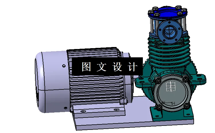 M1367-2HP立式单缸伞齿约束无侧压往复空压机设计[含SW三维图]