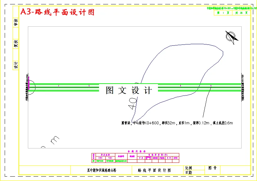 路线平面设计图