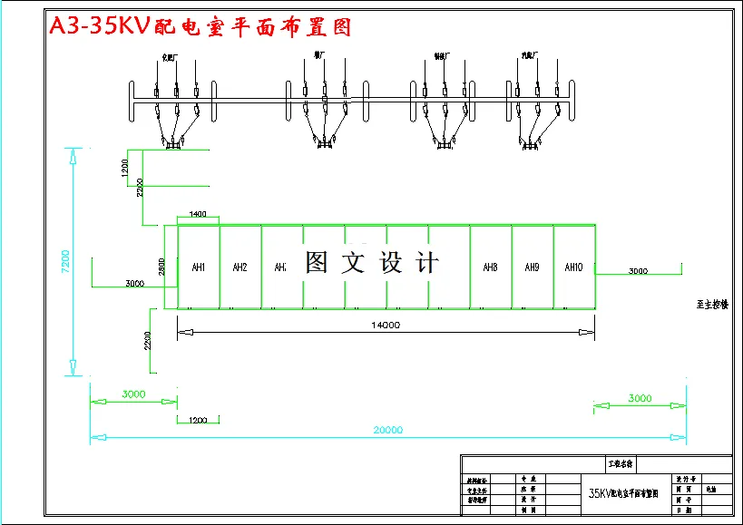 35KV配电室平面布置图