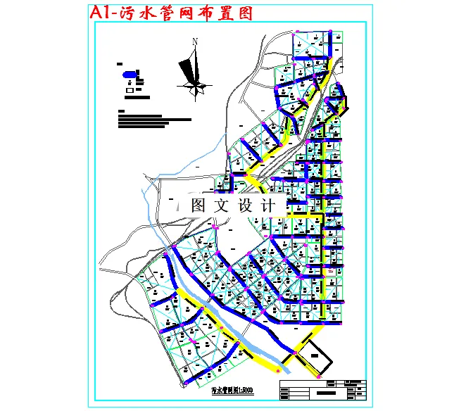 污水管网布置图