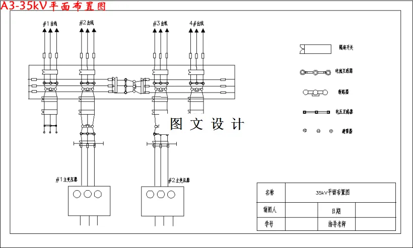 35kV平面布置图
