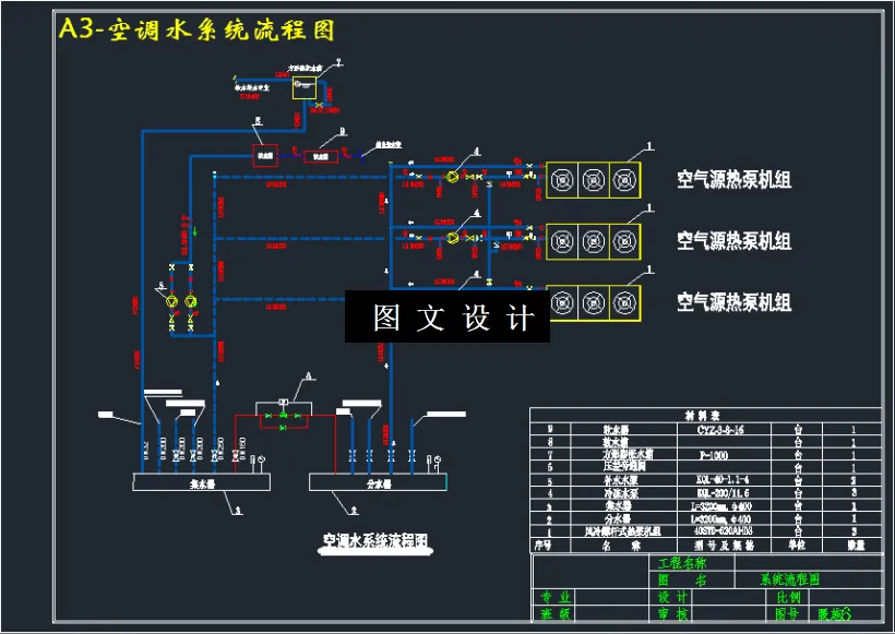 空调水系统流程图