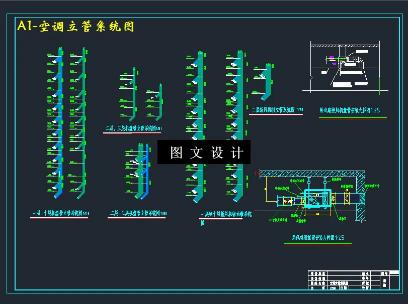 空调立管系统图