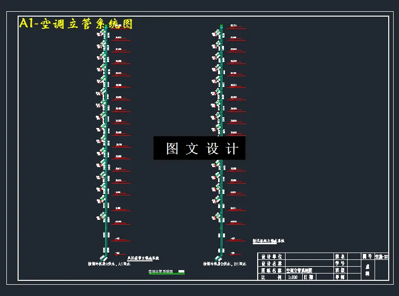 空调立管系统图