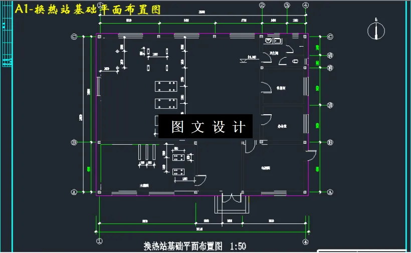 M3305-某小区室外管网供热系统工程设计