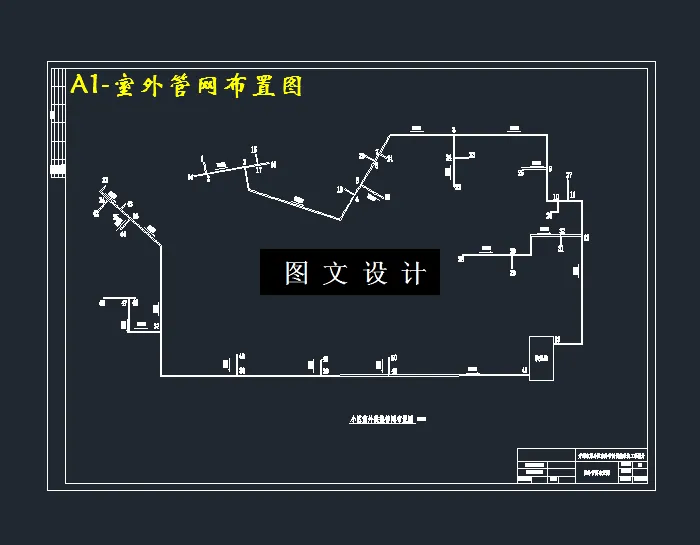 室外管网布置图