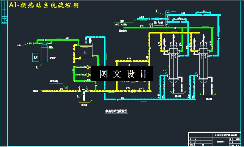 换热站系统流程图