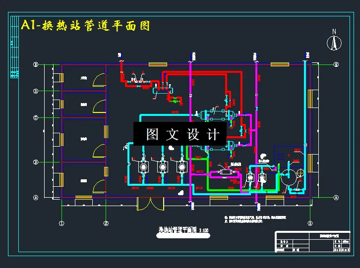 M3347-某小区供暖系统供热外网和换热站的设计