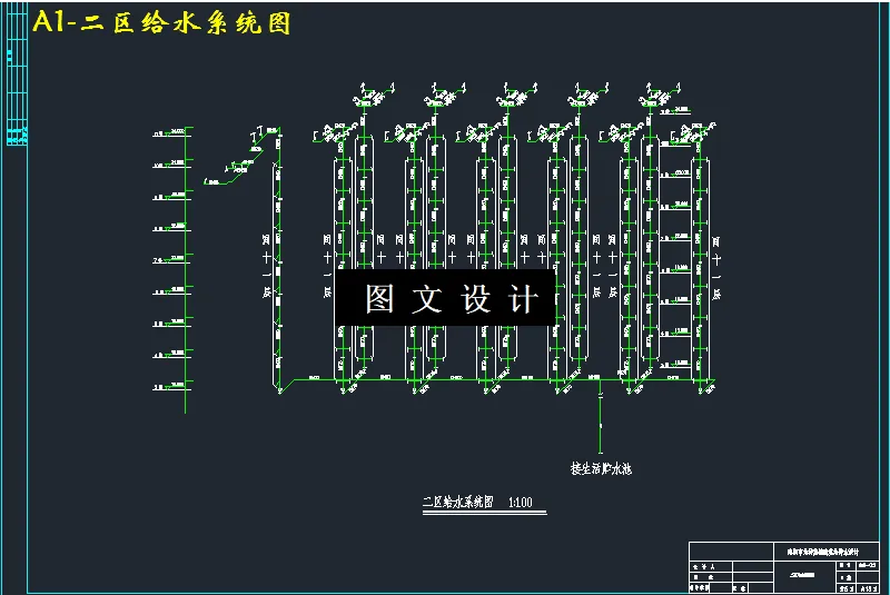二区给水系统图