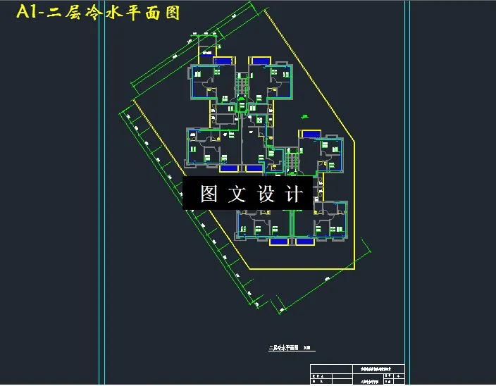 二层冷水平面图