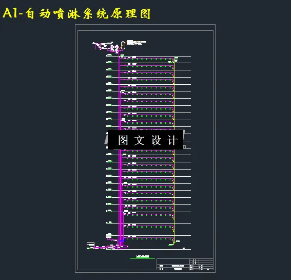 自动喷淋系统原理图