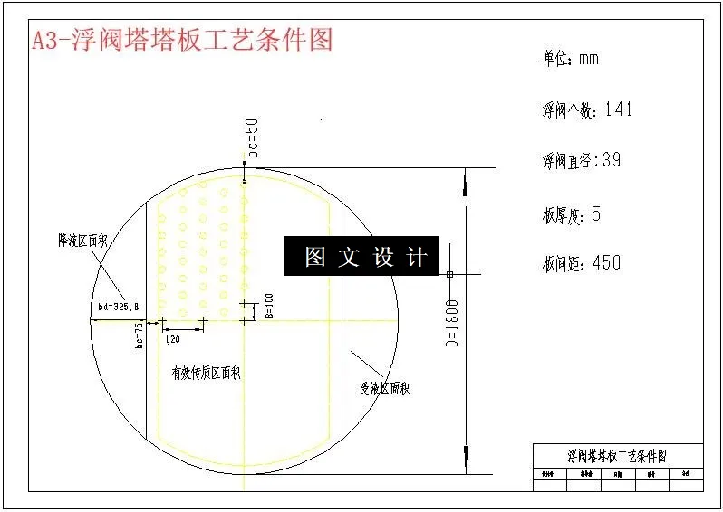 浮阀塔塔板工艺条件图