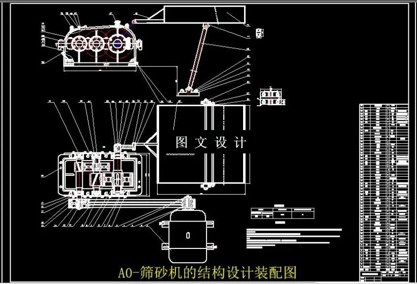 M6175-铸造车间筛砂机的机构设计