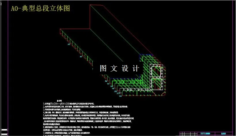典型总段立体图