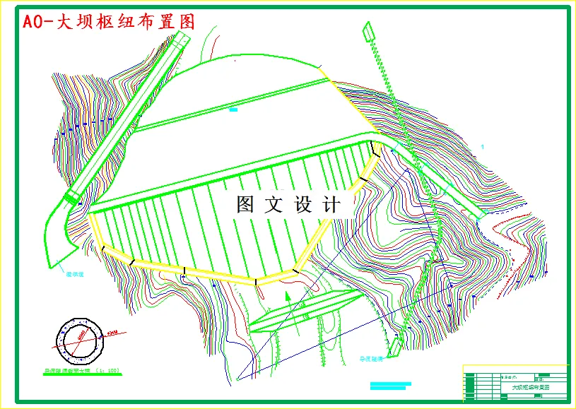 大坝枢纽布置图