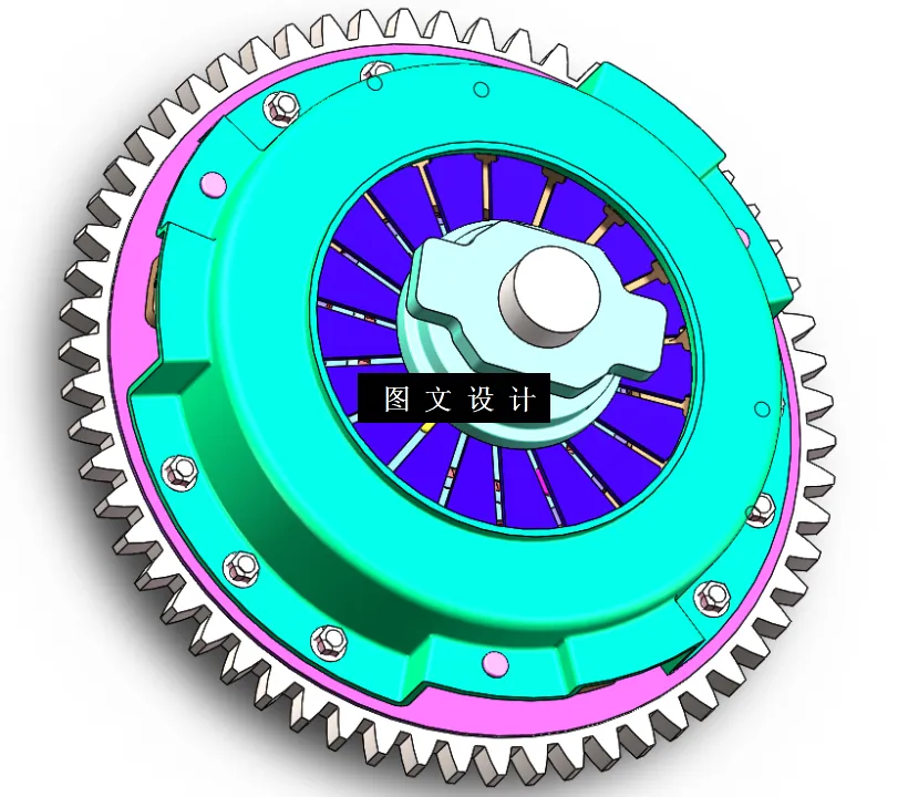M6640-标志3008离合器设计[含SW三维图]