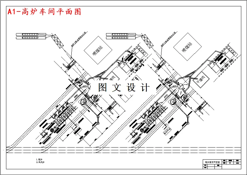 高炉车间平面图